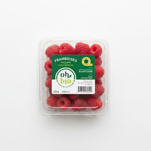 Organic Local Raspberries (120g)