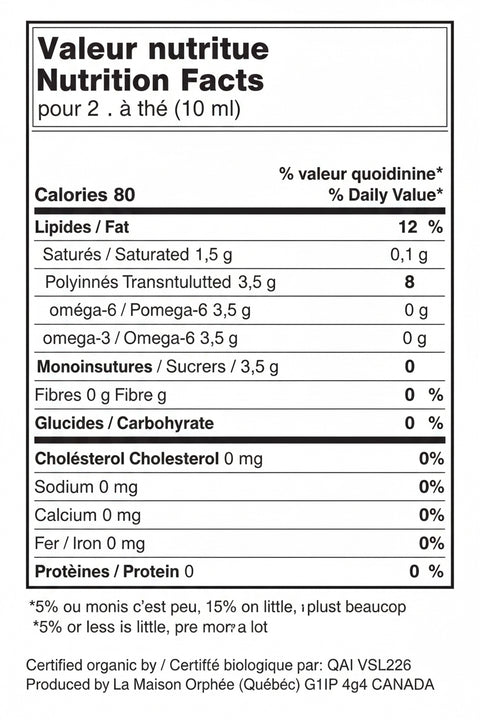 Organic Unrefined Sesame Oil (500ml)