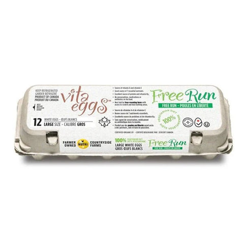 Natural Large White Eggs (12pack)