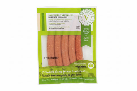 Natural Frankfurter Sausages (5un)