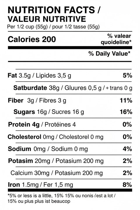Granola bio café et bluets (310g)