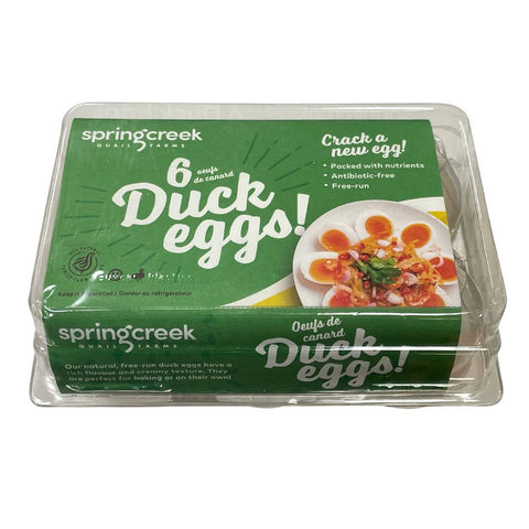 Natural Spring Creek Duck Eggs (6 Pack)