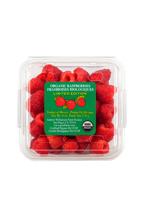 Organic Raspberries, 170g