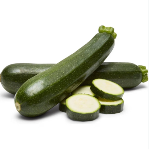 Zucchinis, green, 3 units (~1.2 lbs)