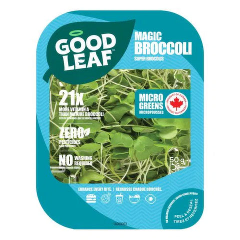 Micro-pousses de brocoli (50 g/paquet) - Sans pesticides