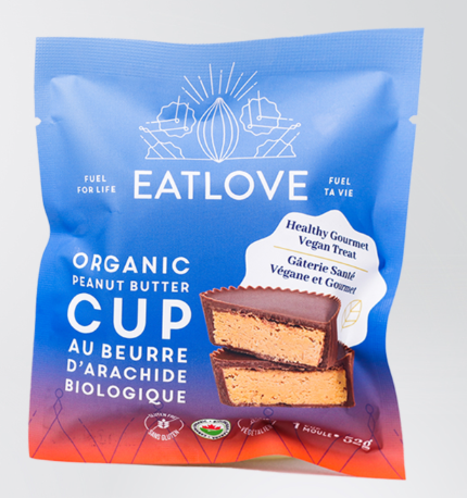 Tasse de chocolat au beurre de cacahuète biologique (51 g)