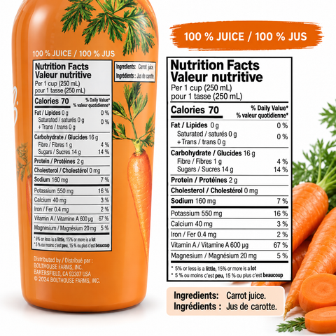 Carrot Juice, 100% Juice, 946ml