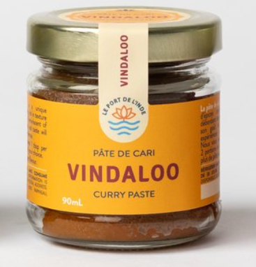 Pâte de vindaloo bio (90 ml)